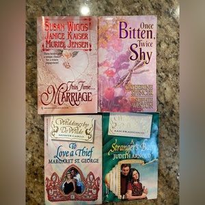 Romance novel book bundle (4 books)